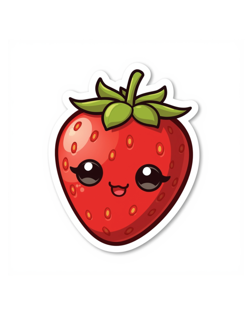 01 cute kawaii strawberry